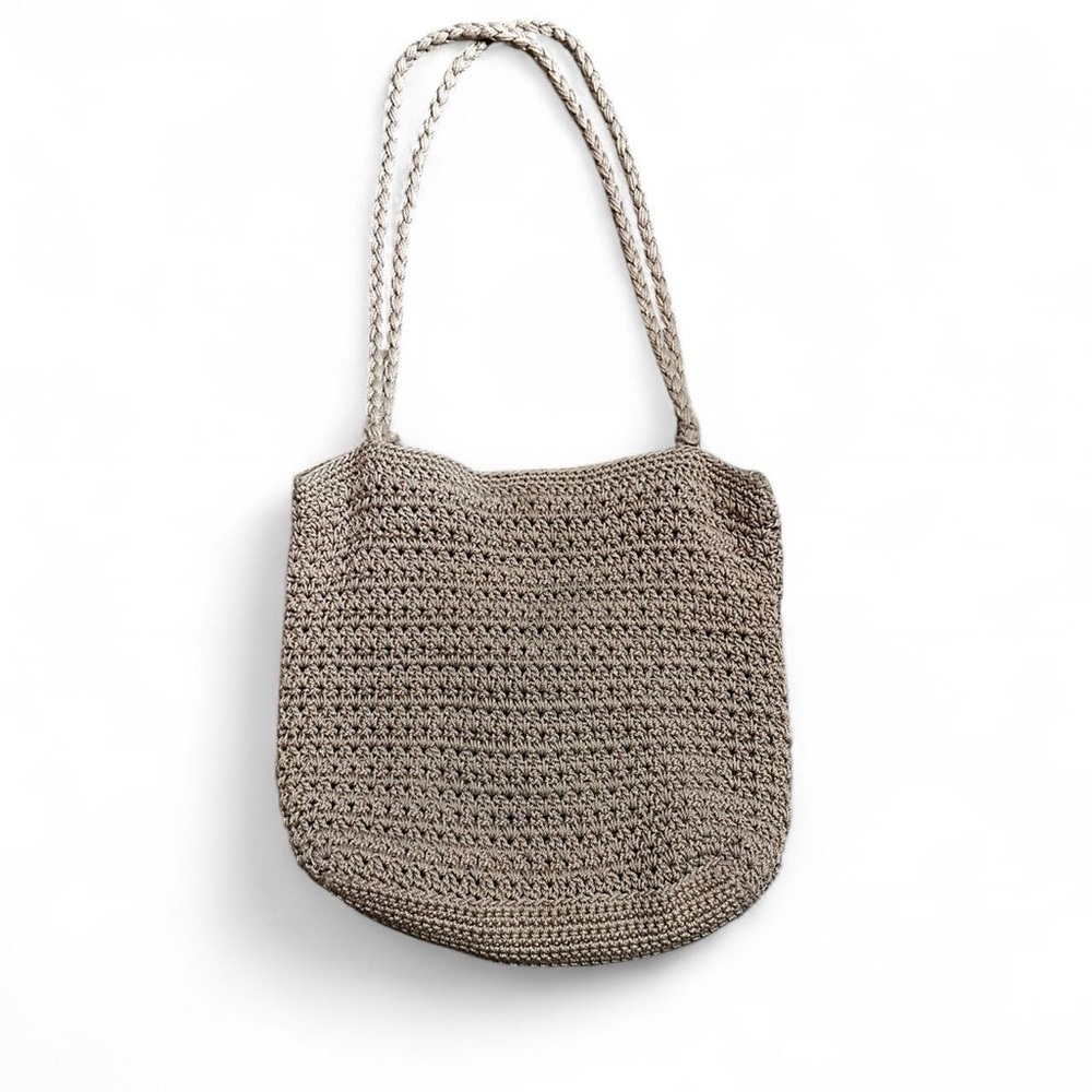 The Sak Tan Crochet Shoulder Bag